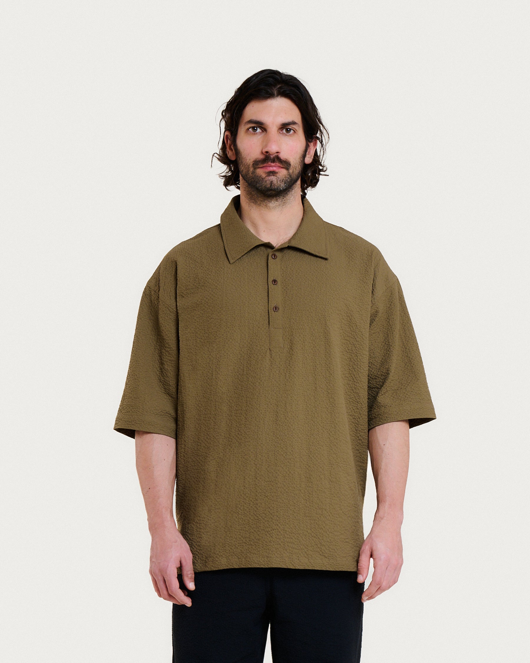 CHEMISE TONY SEER KHAKI