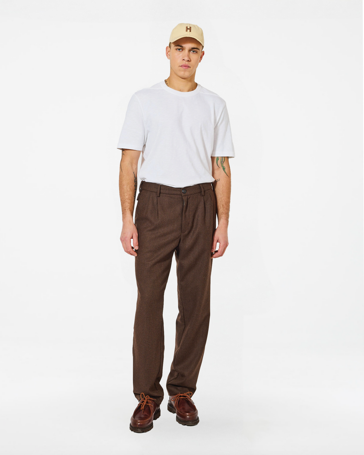TOSHO MARZ BROWN PANTS