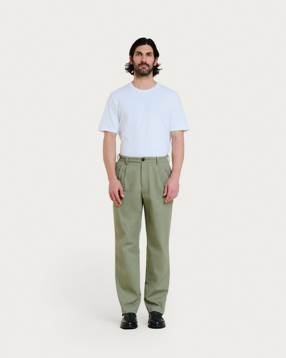 PANTALON TOSHO GREEN CLAY