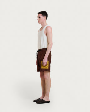 SHORT TREK BROWN MULTI