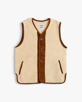 VESTE TROY CREAM - BROWN