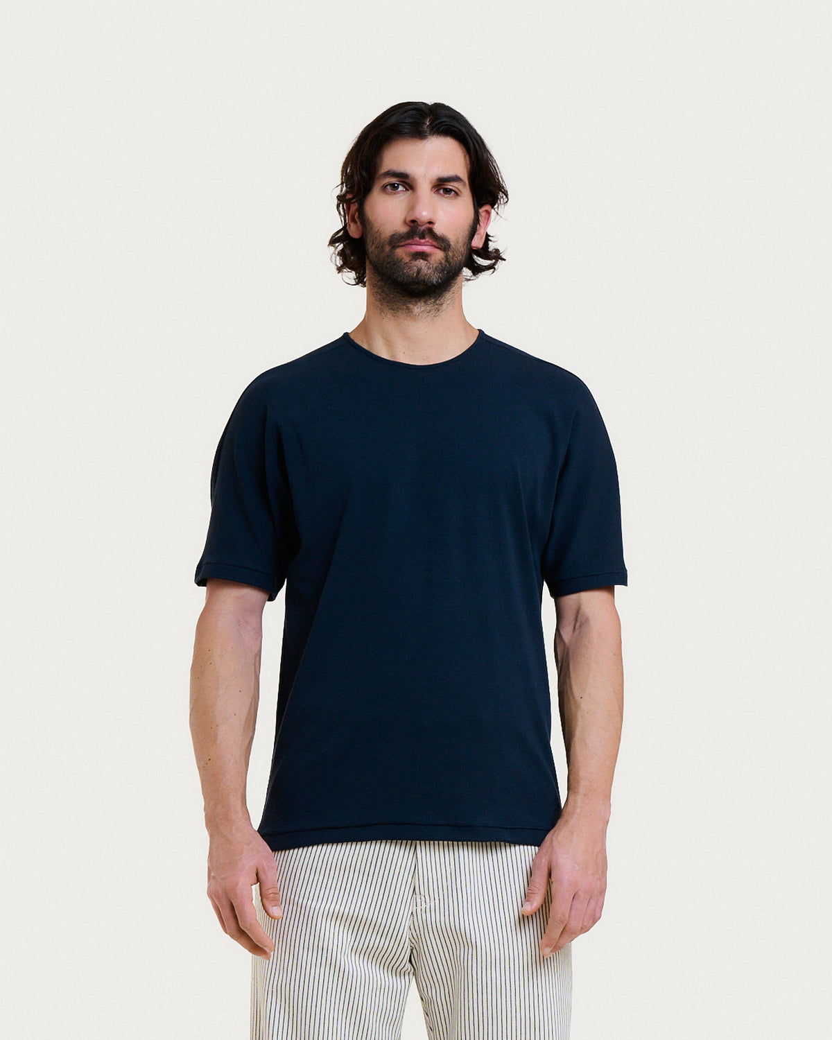 T-SHIRT UKKO LIGHT NAVY