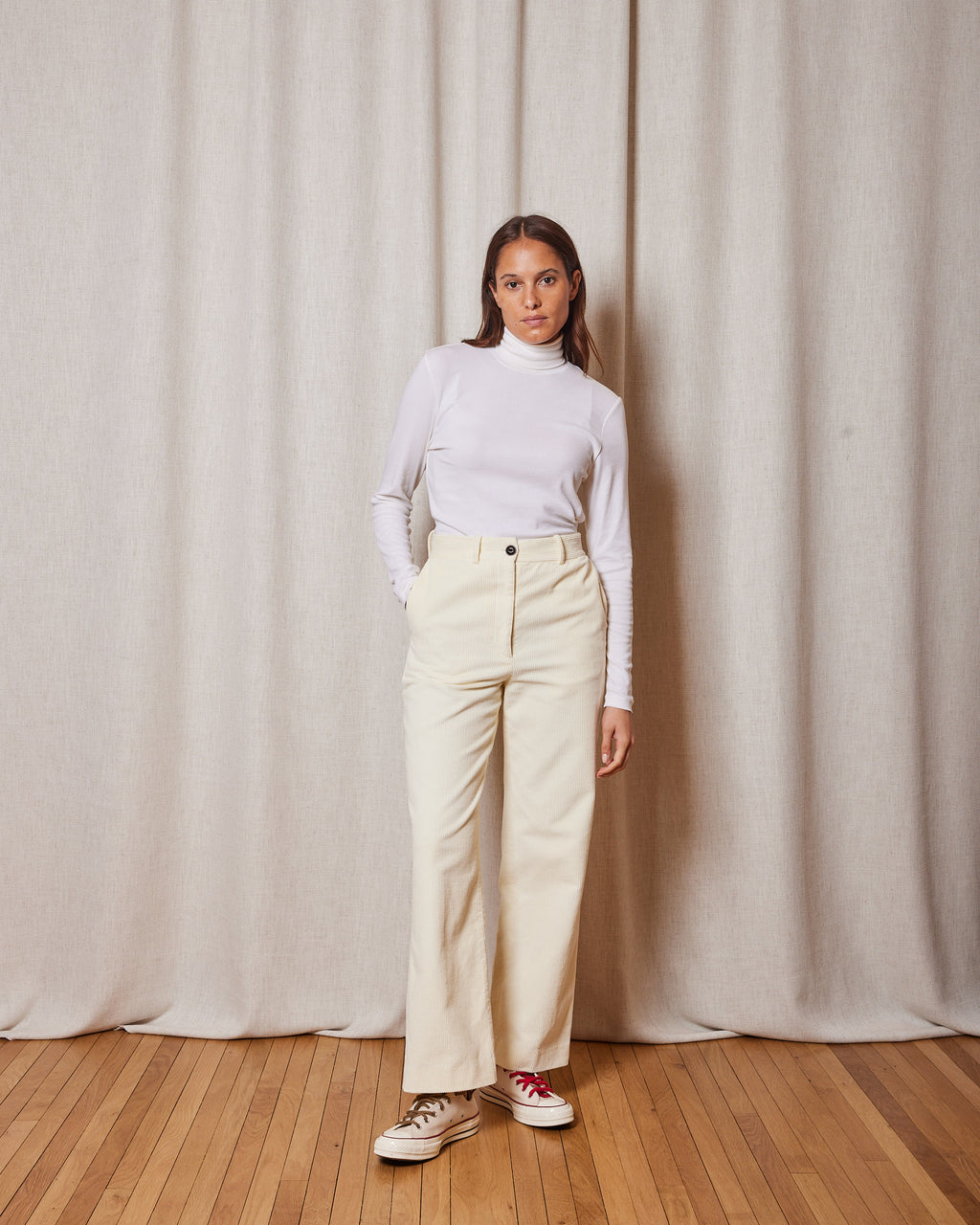 T-SHIRT UPLO COZY ANTIQUE WHITE