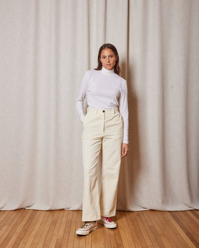 T-SHIRT UPLO COZY ANTIQUE WHITE