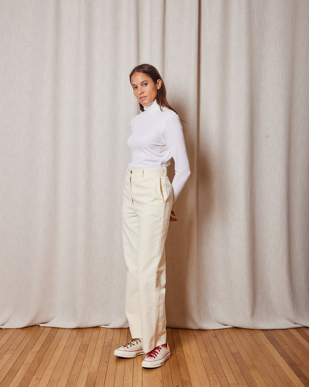 T-SHIRT UPLO COZY ANTIQUE WHITE