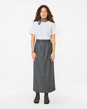 VERONIQUE MARZ GREY SKIRT