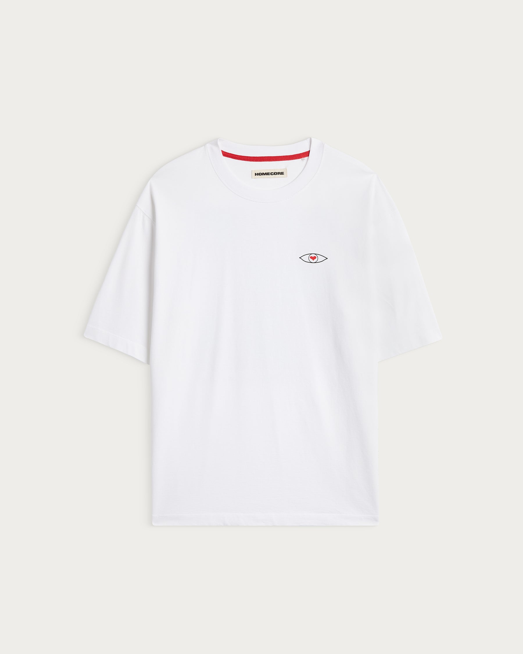 VISION TEE WHITE-BLACK T-SHIRT