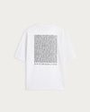 VISION TEE WHITE-BLACK T-SHIRT