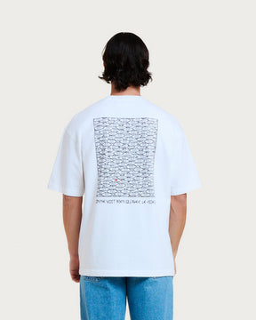 T-SHIRT VISION TEE WHITE-BLACK