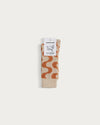WAVES SOCKS ORANGE-CREAM