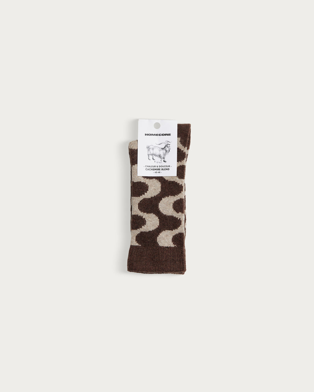 CHAUSSETTES WAVES – SABLE-COCOA