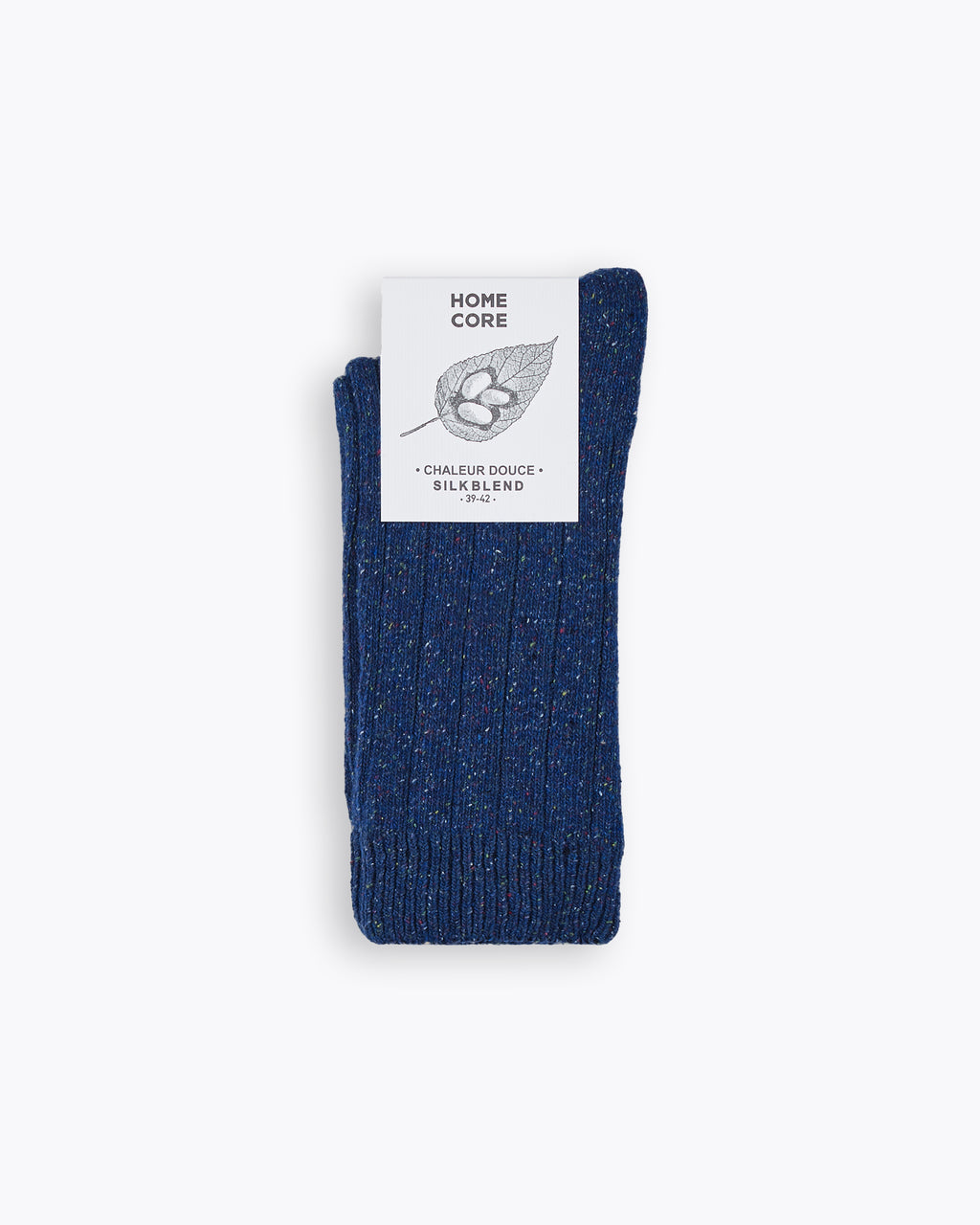 CHAUSSETTES EN LAINE ET SOIE  NAVY