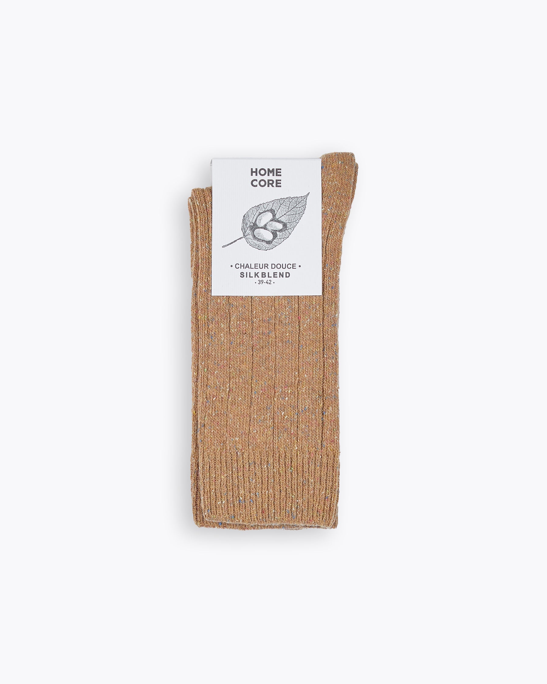 WOOLSILK SOCKS ELEMENTS ORANGE