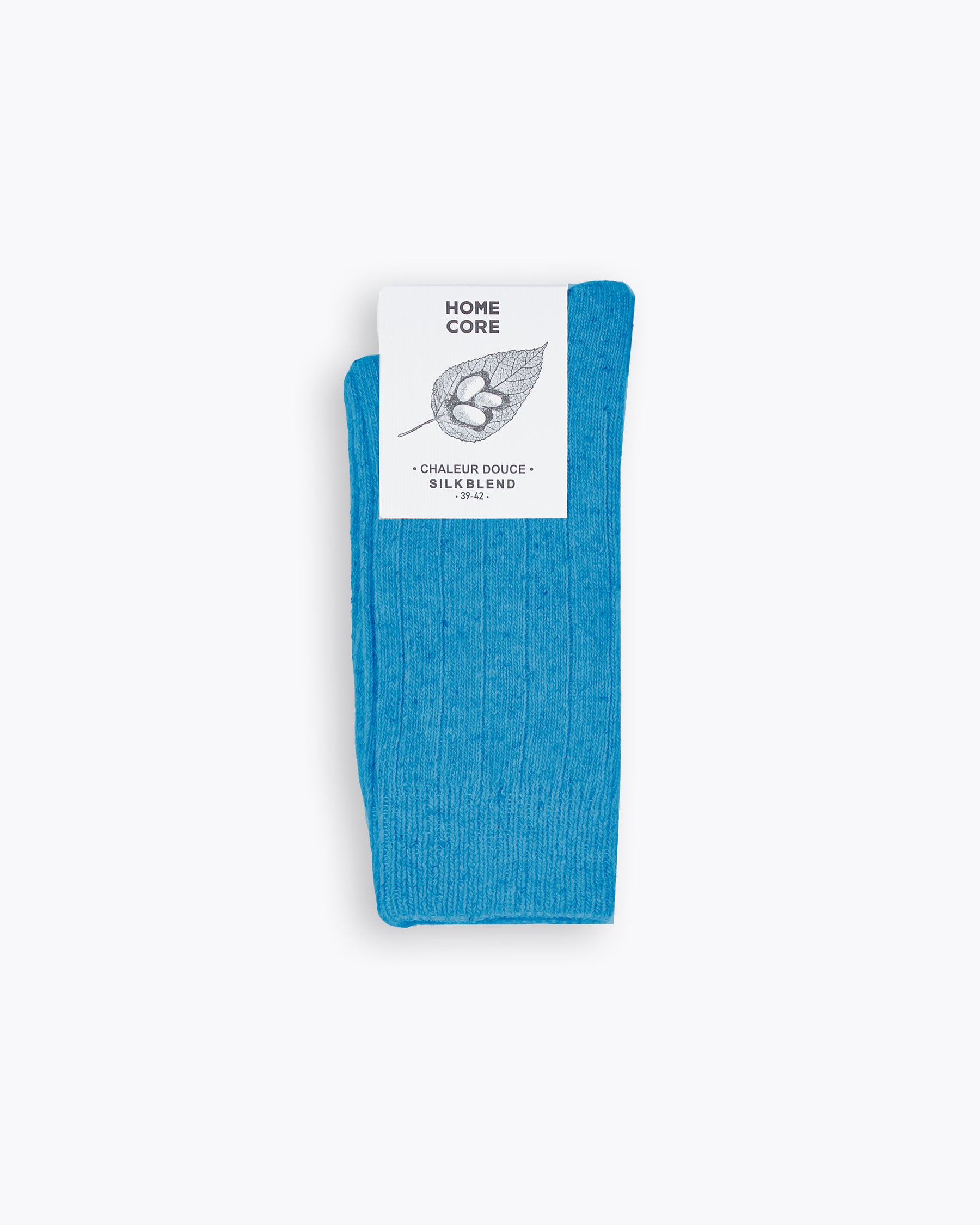 WOOLSILK SOCKS EARTH AZURE BLUE