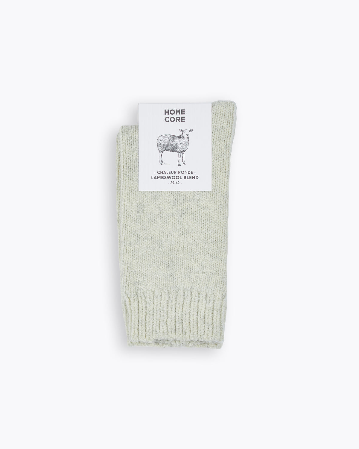 WOOL SOCKS BASICS ASH GREY