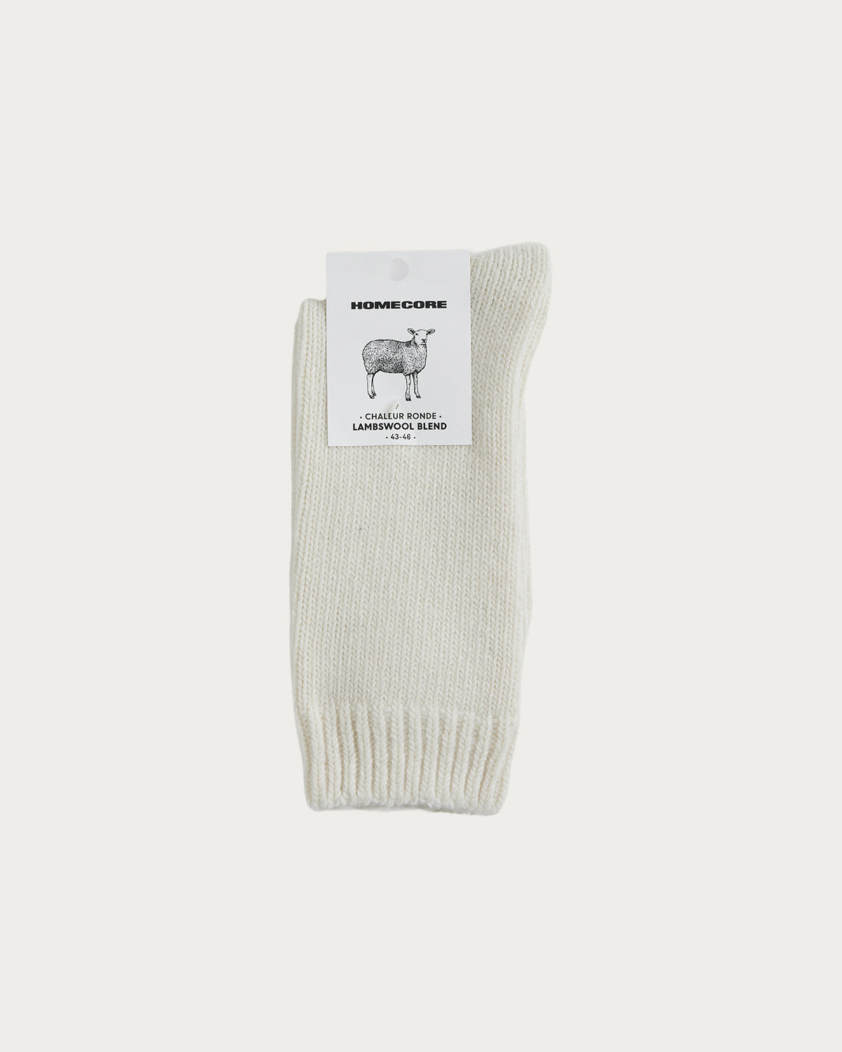 CHAUSSETTES EN LAINE - PRIMARY CREAM