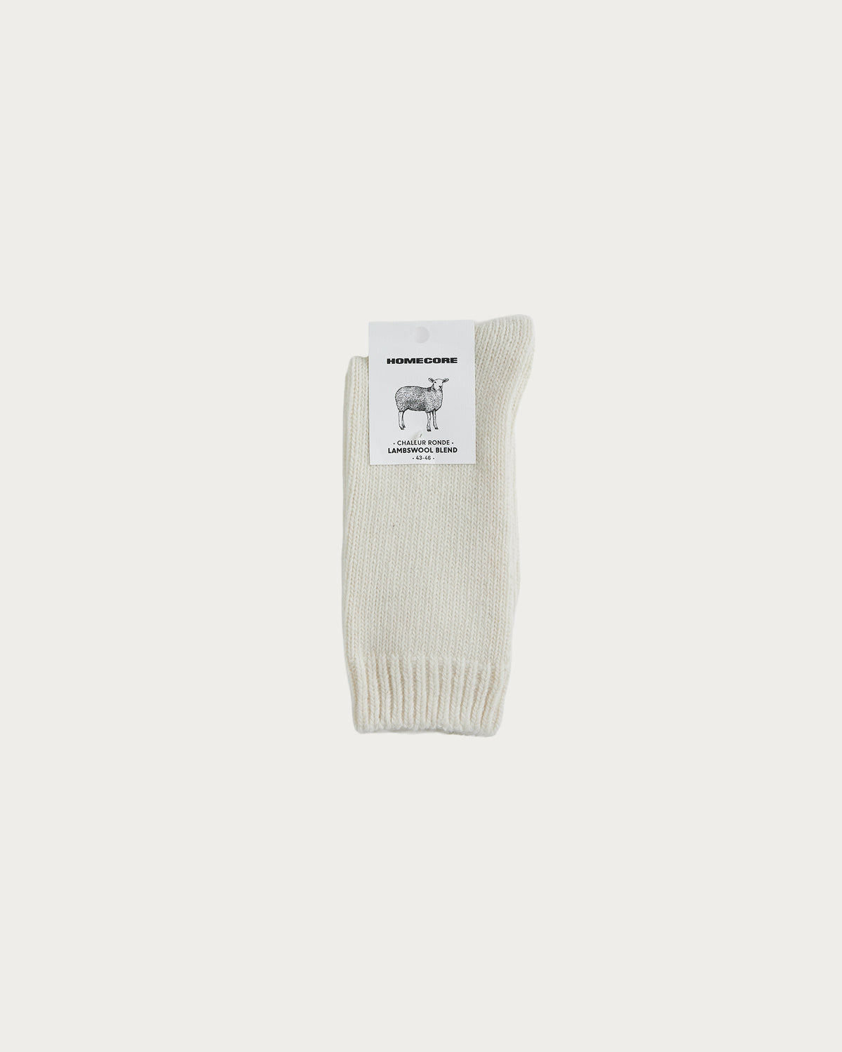 CHAUSSETTES EN LAINE - PRIMARY CREAM