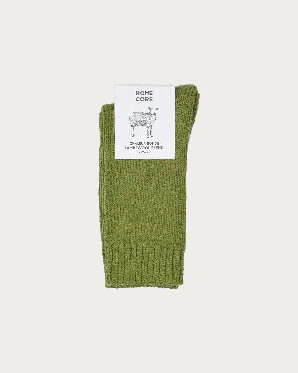 WOOL SOCKS - PRIMARY GREEN