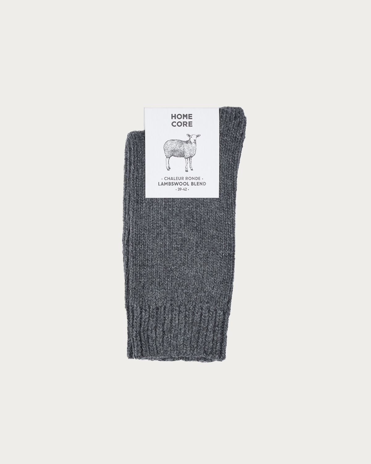 WOOL SOCKS - RUSTIC ANTHRACITE