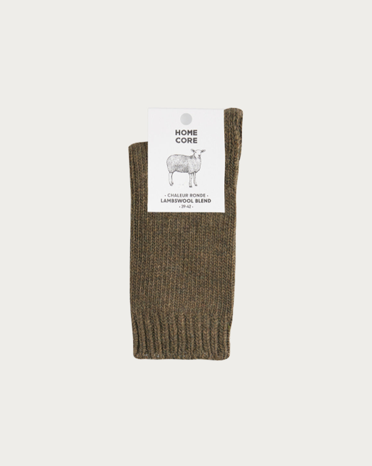 WOOL SOCKS - RUSTIC KHAKI