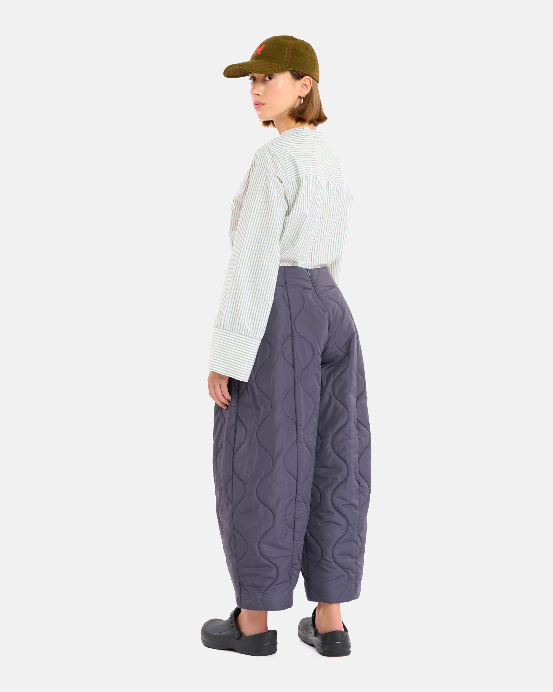 YSABEAU SUPERLIGHT NAVY TROUSERS