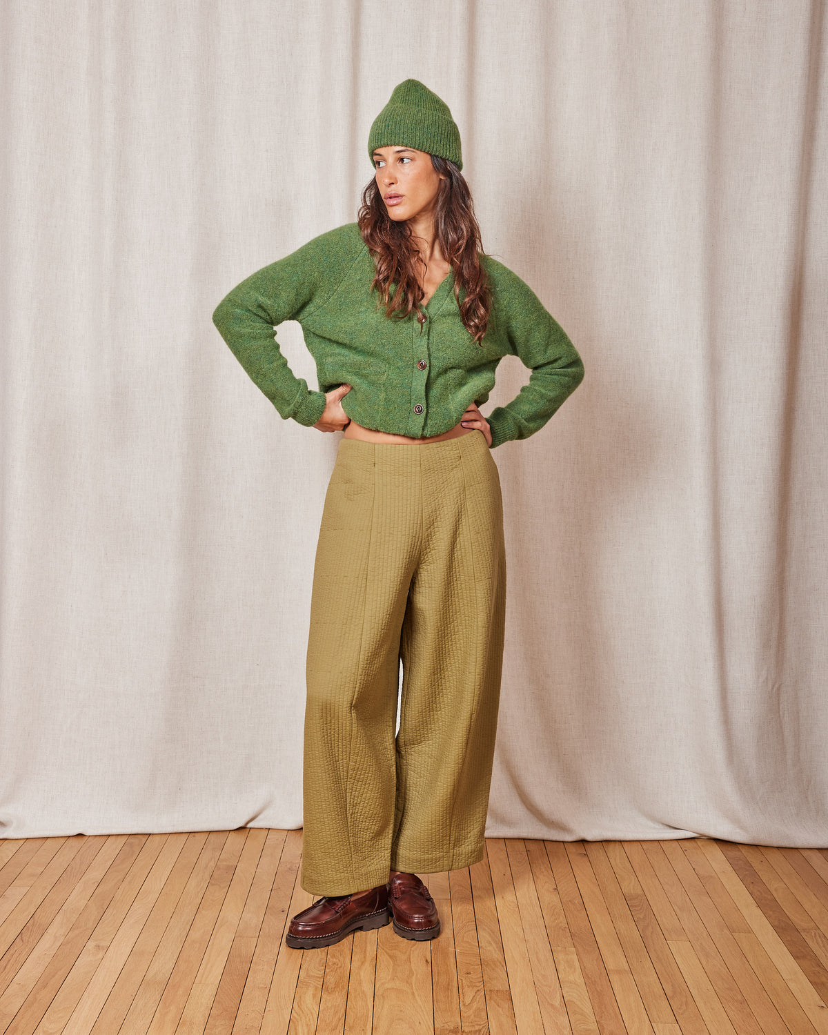 PANTALON YSABEAU SOFT LIZARD GREEN