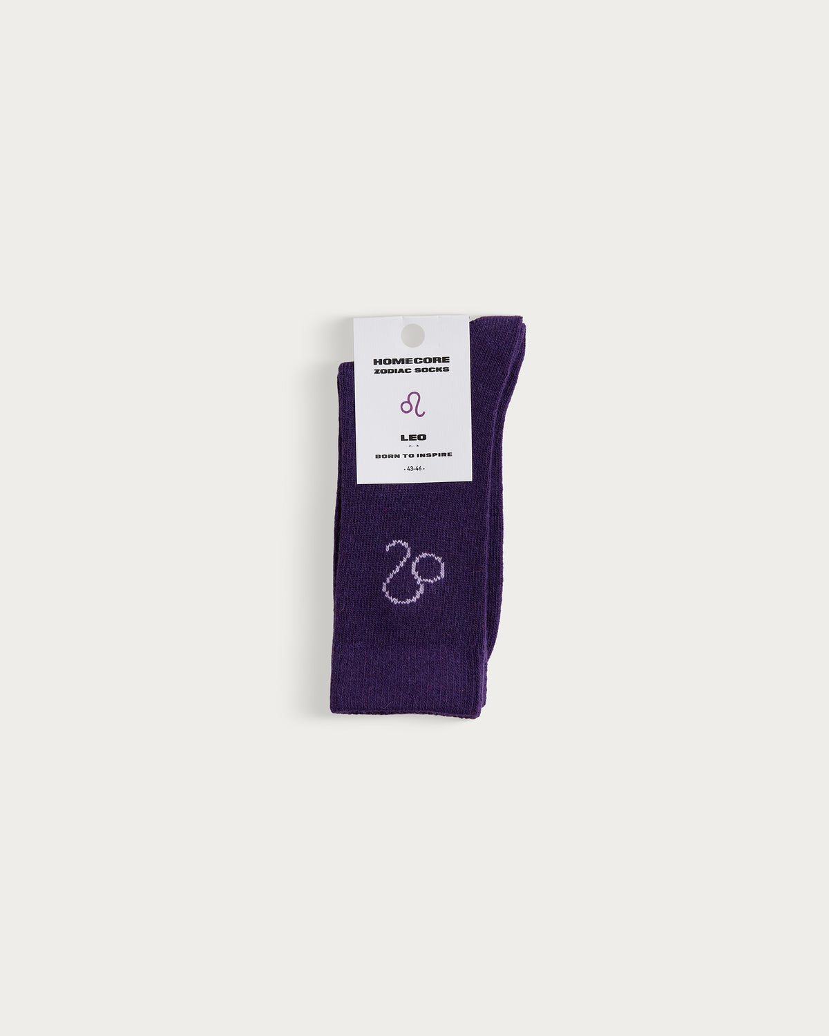 CHAUSSETTES DU ZODIAQUE – LION, VIOLET