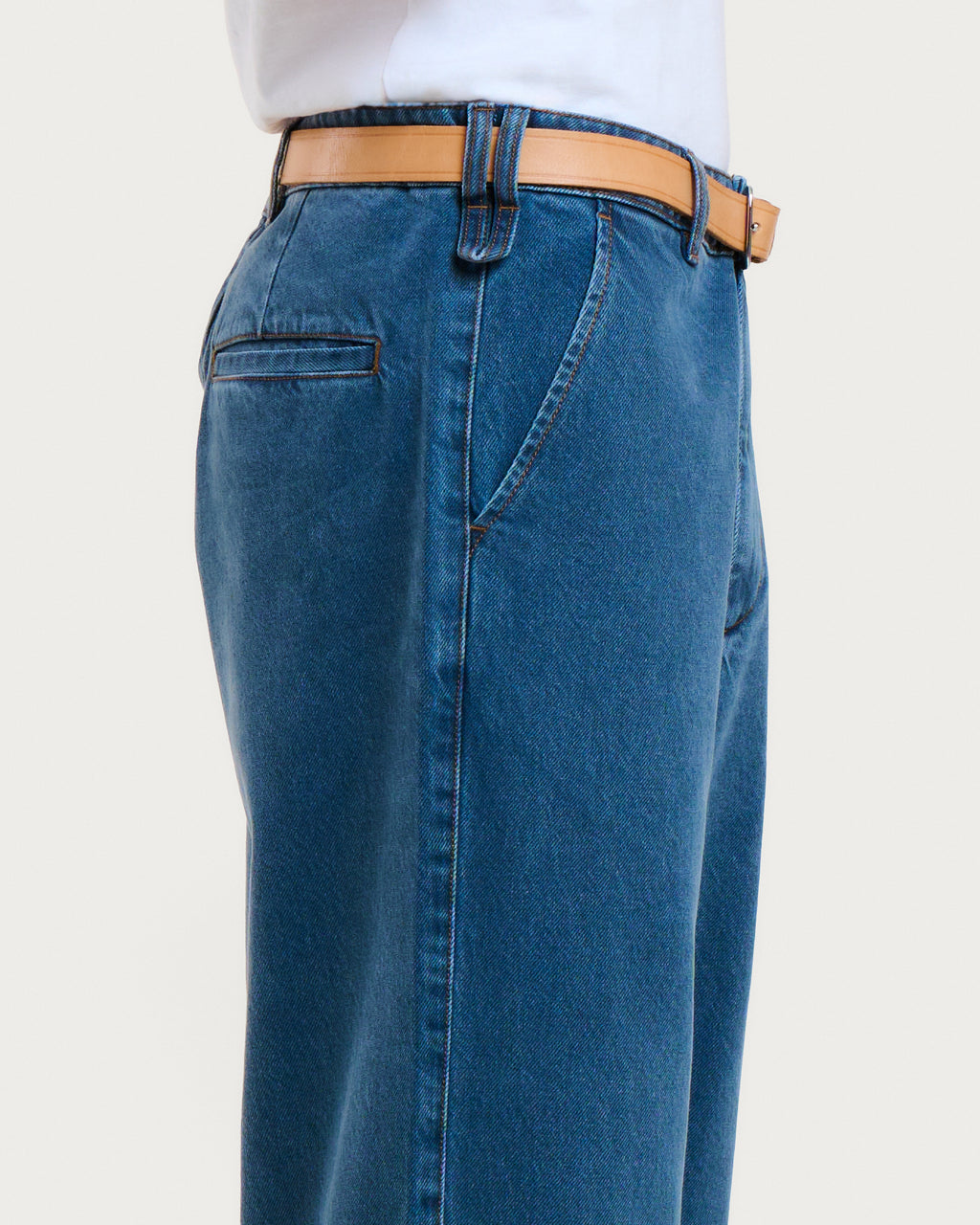 ZUNI DENIM GREY-BLUE PANTS