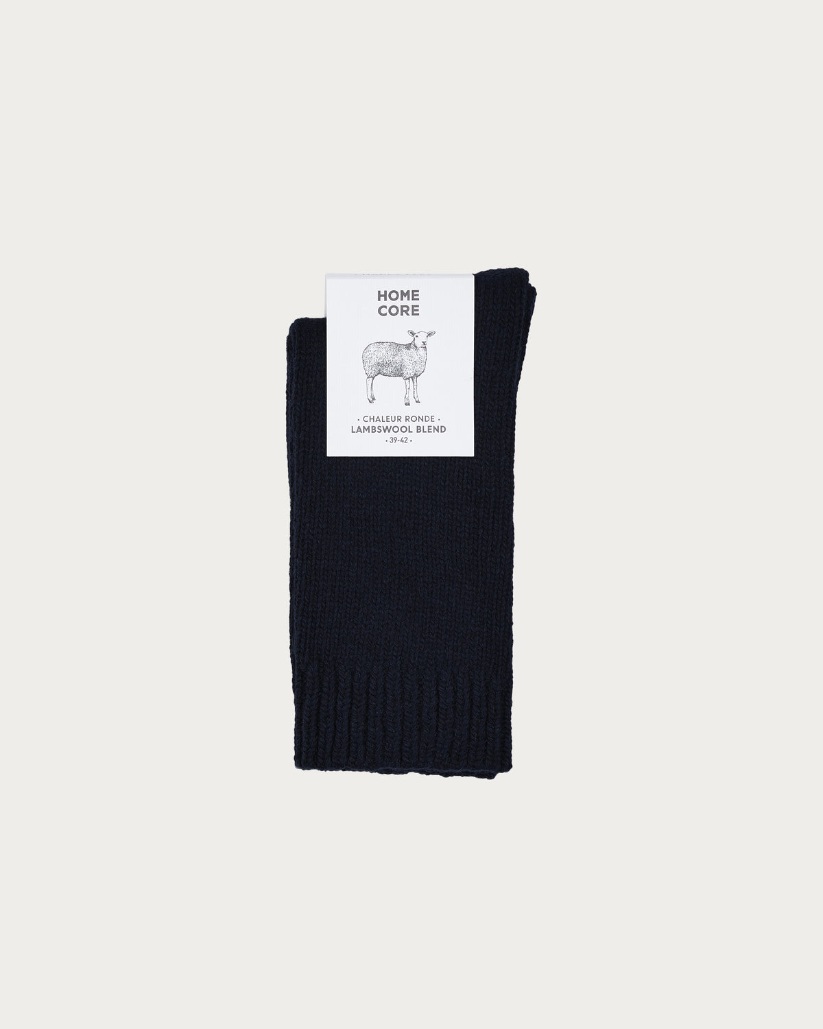 WOOL SOCKS - RUSTIC BLACK