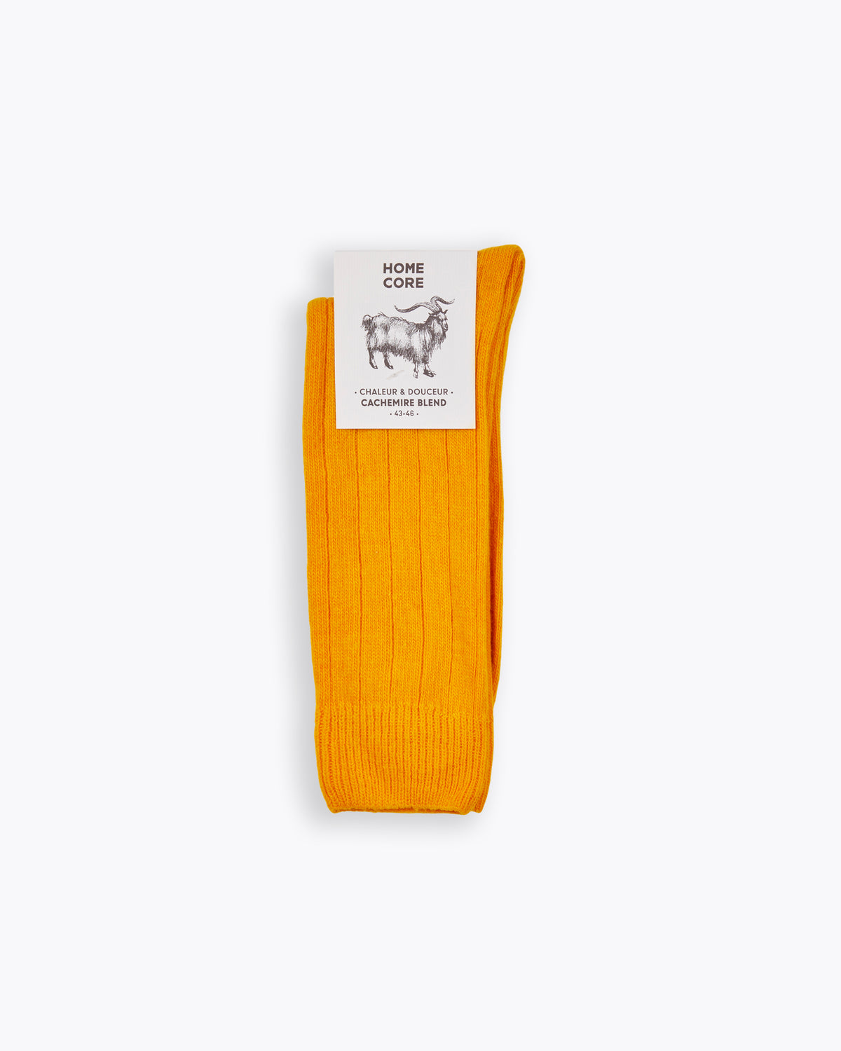 CASHMERE SOCKS YELLOW