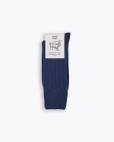 CASHMERE SOCKS NAVY