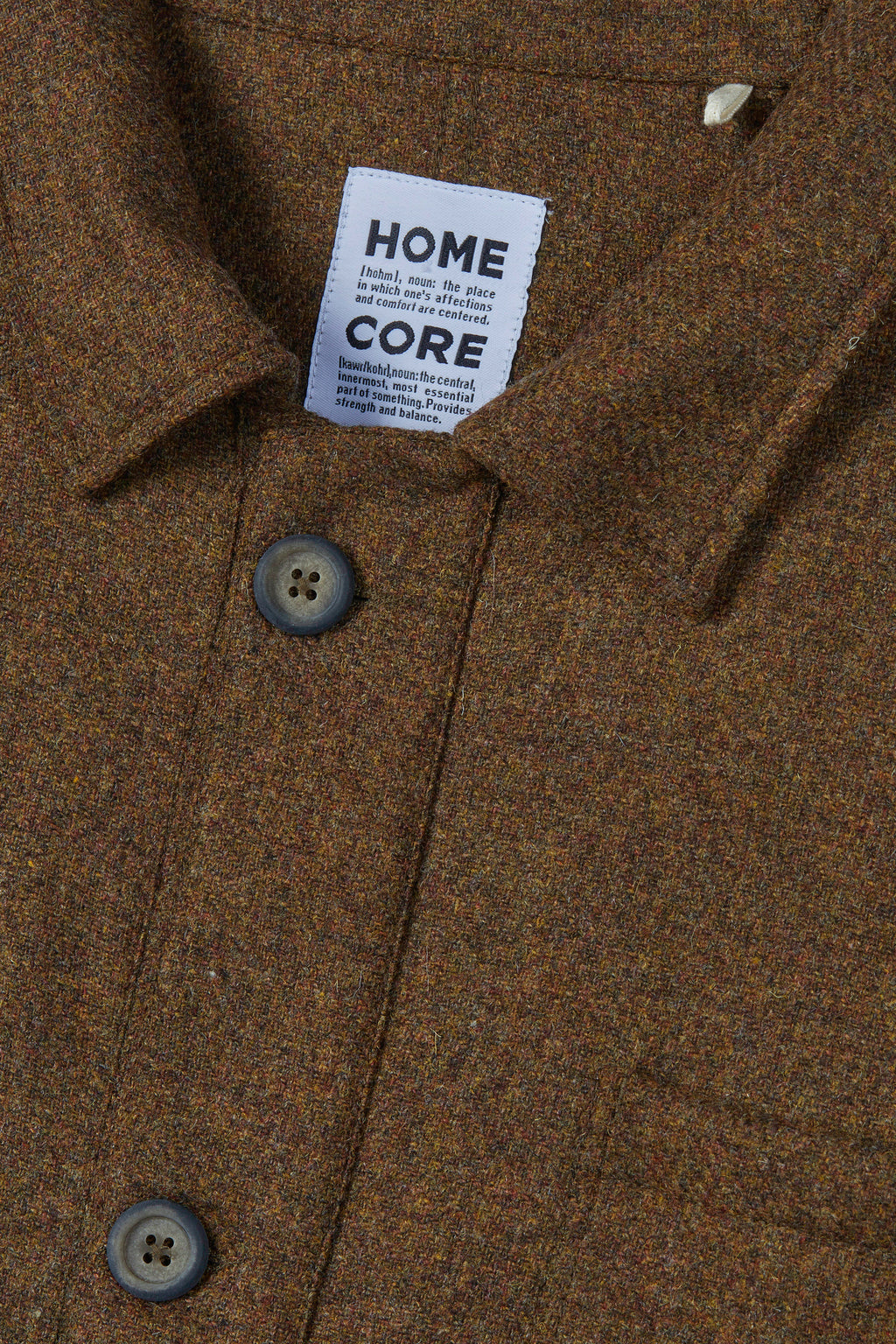 VESTE MARNO WOOL EARTHY BROWN
