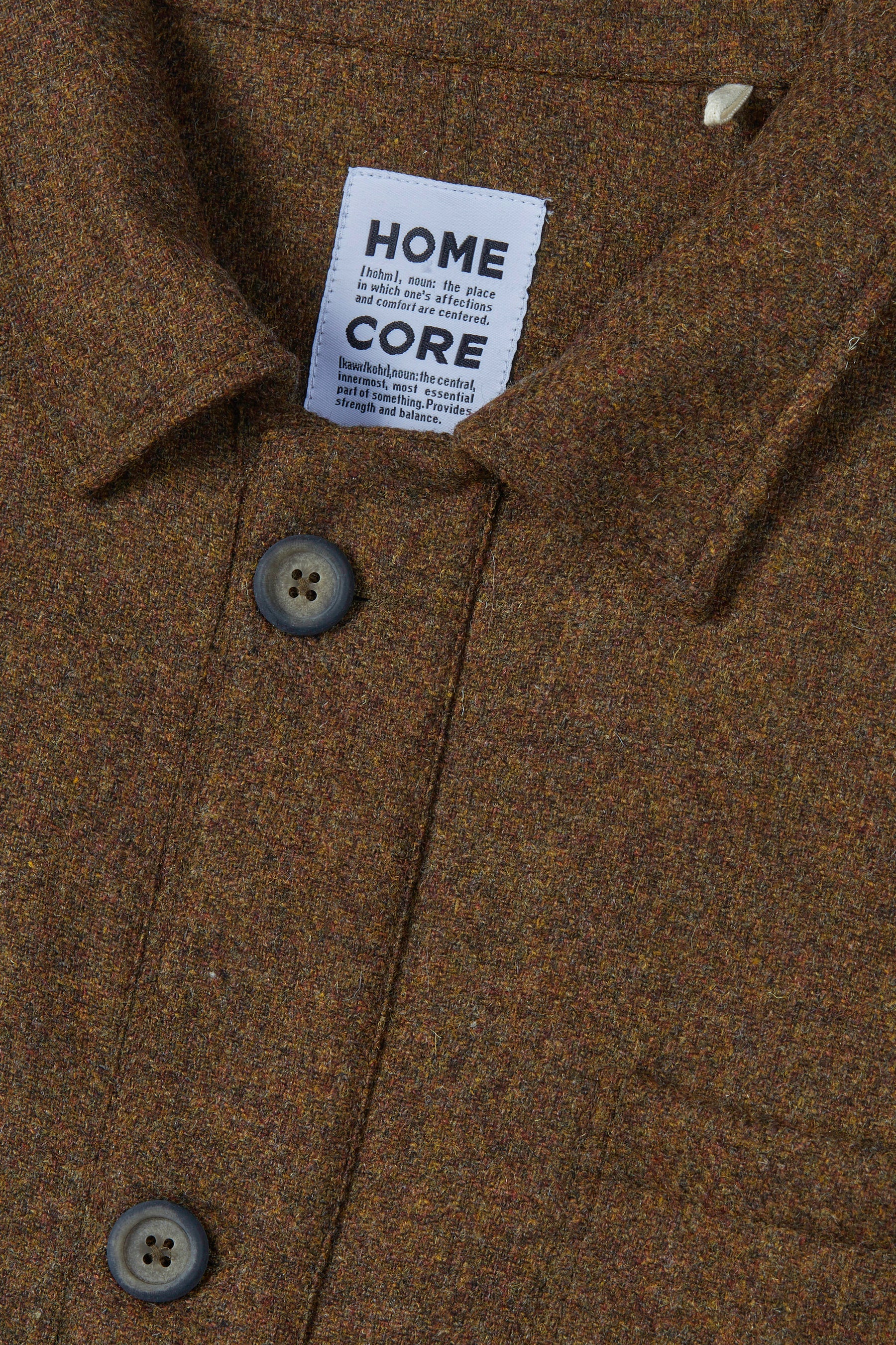 VESTE MARNO WOOL EARTHY BROWN