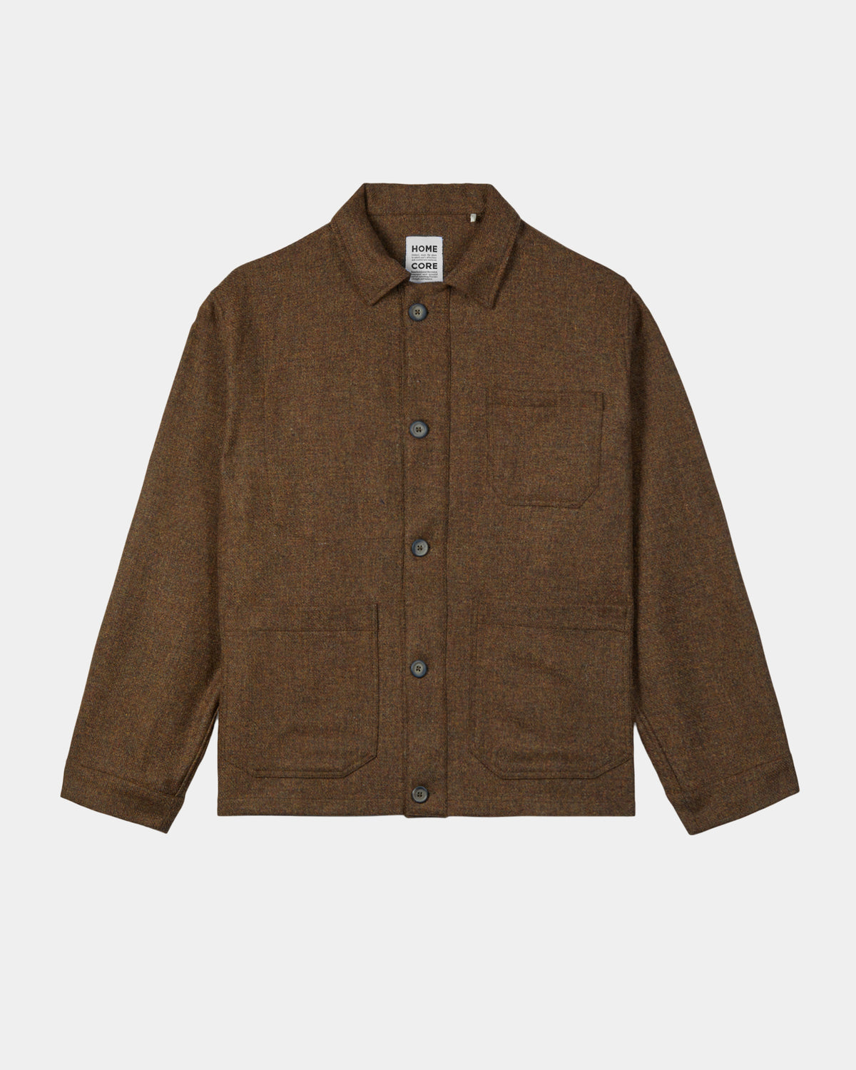 VESTE MARNO WOOL EARTHY BROWN