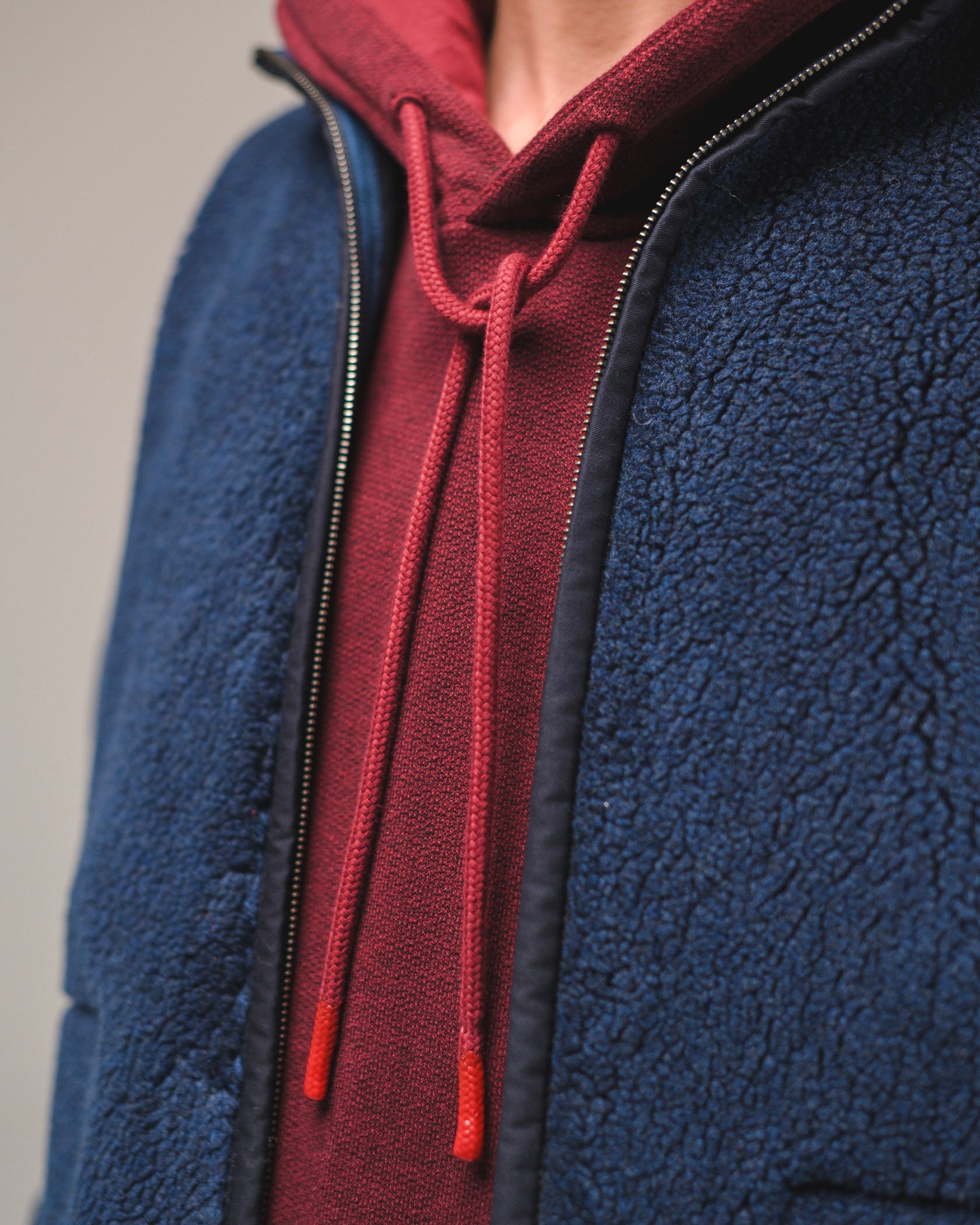 TERRY HOODIE BURGUNDY