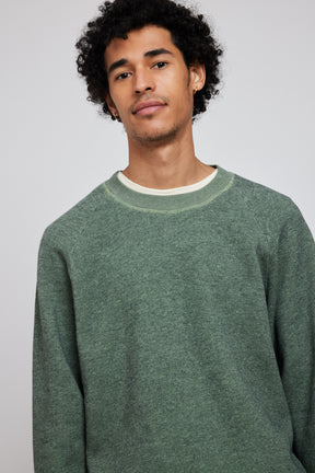 TERRY SWEAT MINERAL GREEN