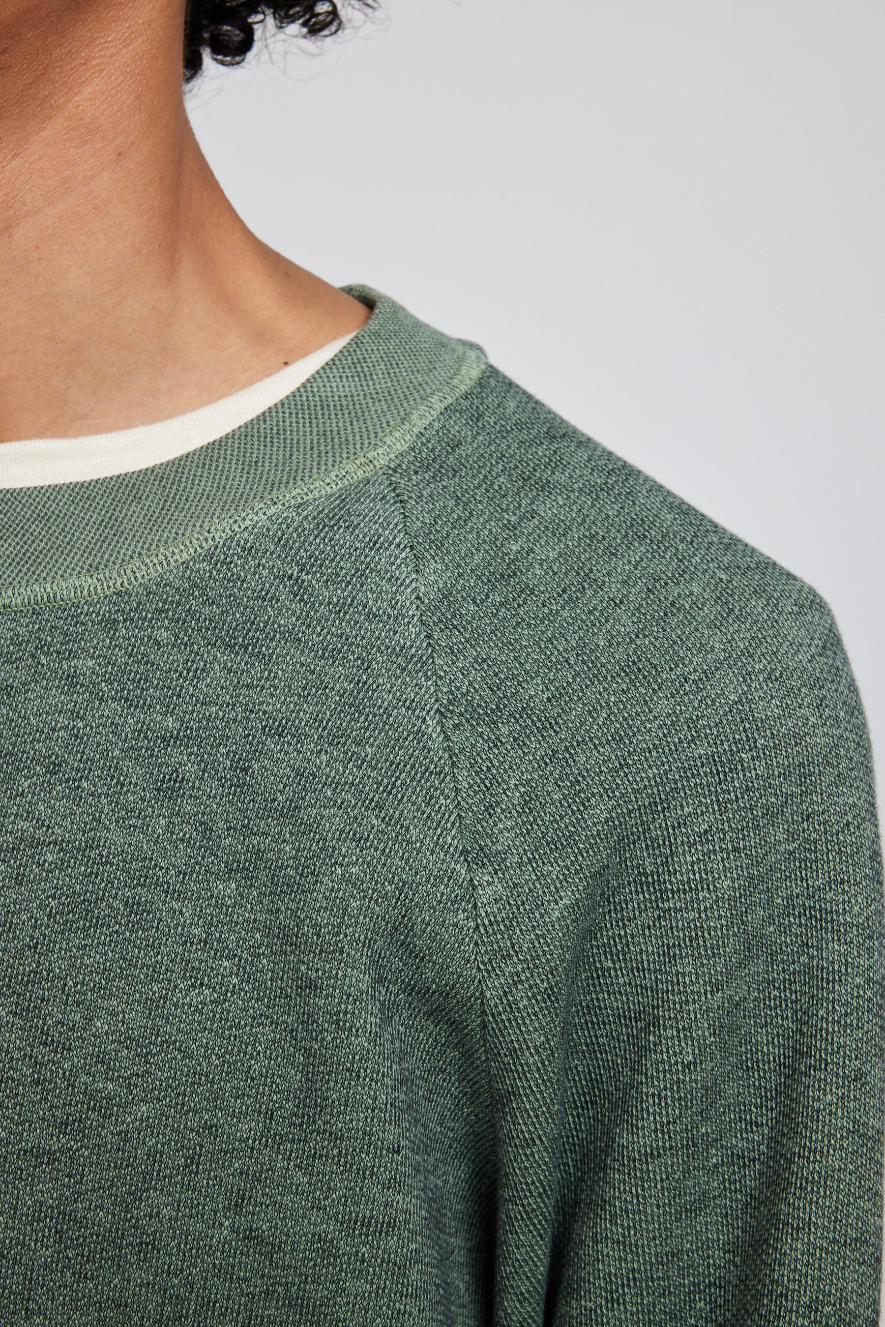 TERRY SWEAT MINERAL GREEN