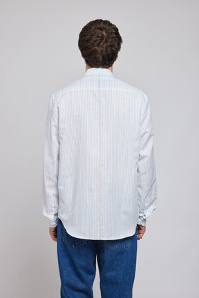 TOKYO LINEN BLUE STRIPE