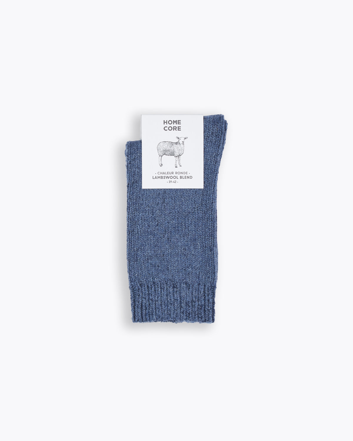 WOOL SOCKS BLUE