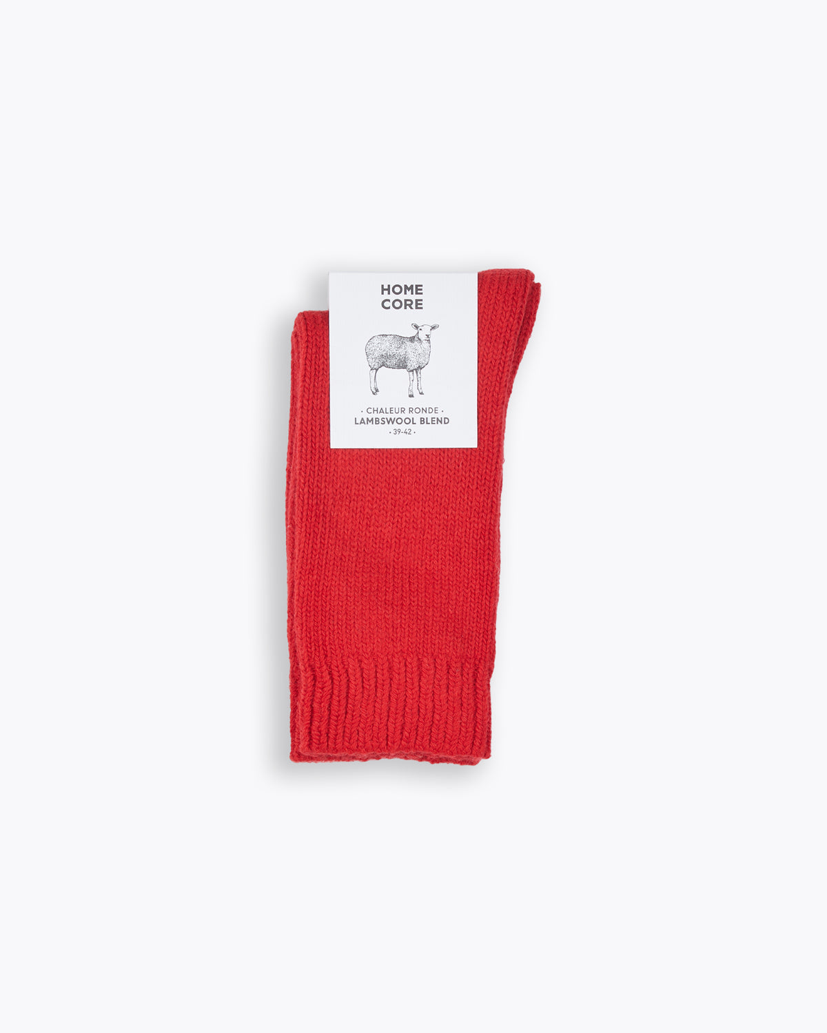 WOOL SOCKS RED