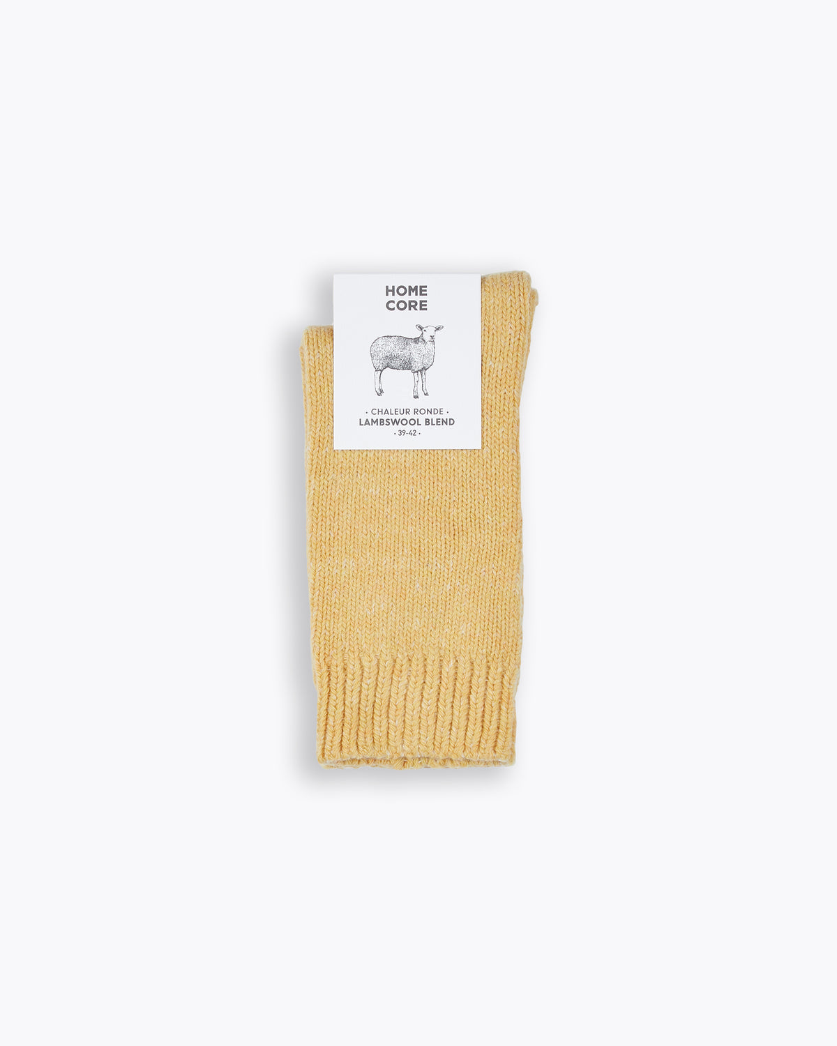 WOOL SOCKS YELLOW